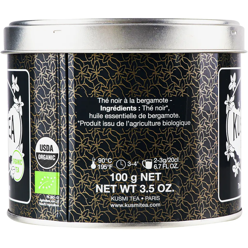 Чай чорний Kusmi Tea Earl Grey органічний, 100 г - фото 6