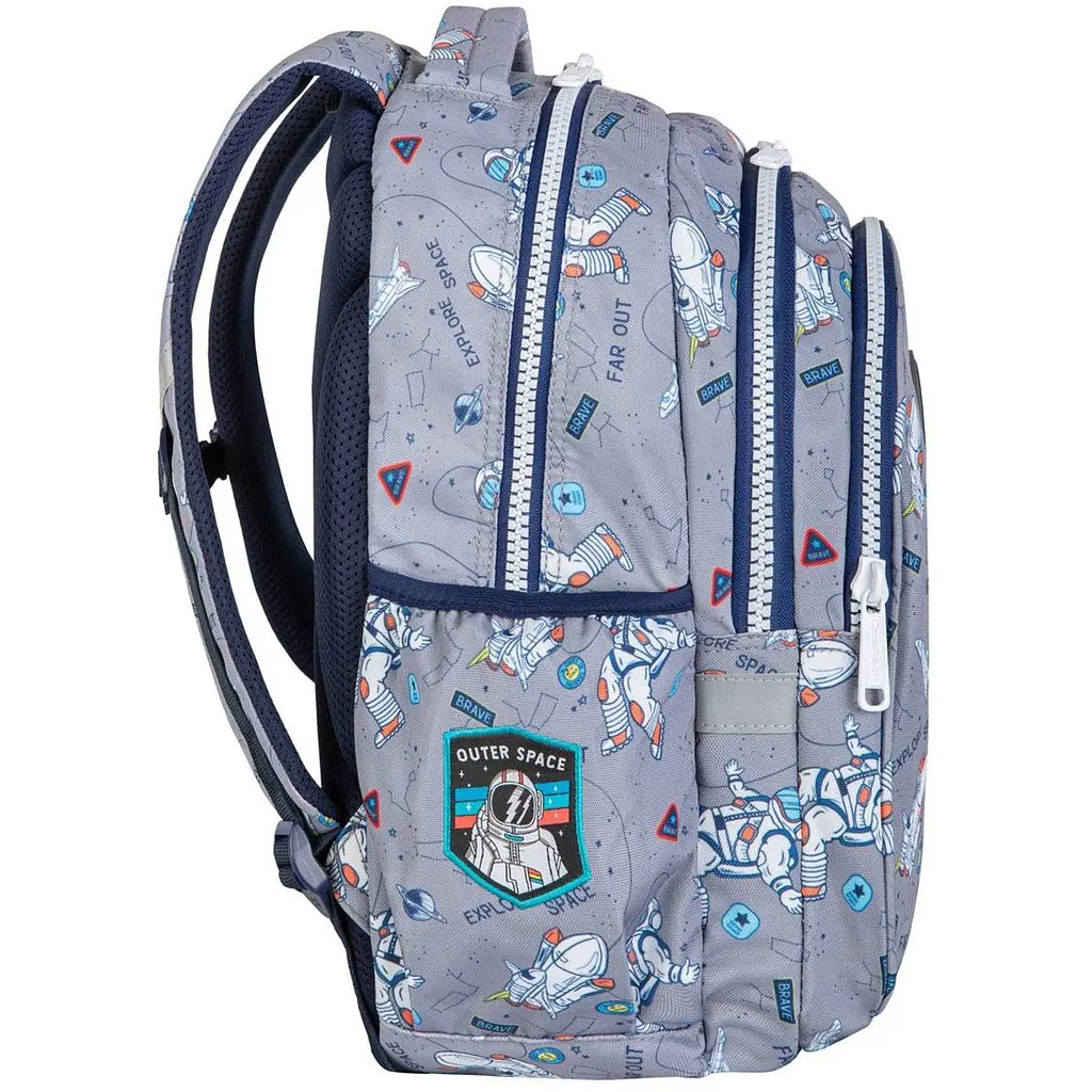 Набір: Рюкзак CoolPack Joy S Indian Zoo 21 л 39х28х15 см S сірий (E29541) + Пенал на блискавці CoolPack Clipper T-Rex з органайзером для ручок 20x14x3 см (F076853) - фото 3