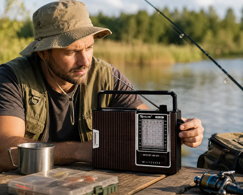 Радіоприймач GOLON RX-251 / Портативний радіоприймач з Bluetooth - фото 4