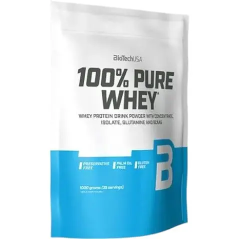 Протеїн BiotechUSA 100% Pure Whey Малиновий чізкейк 1 кг