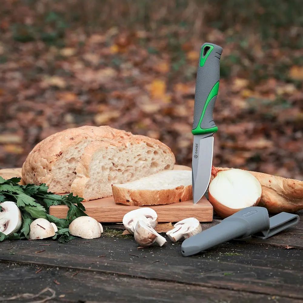 Ніж Ganzo G807-GY з ножнами сірий - фото 10