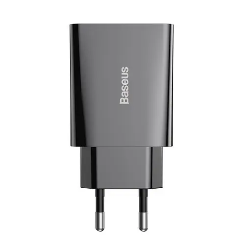 Мережевий зарядний пристрій Baseus Speed Mini Quick Charger 1C 20W EU чорний CCFS-SN01 - фото 6