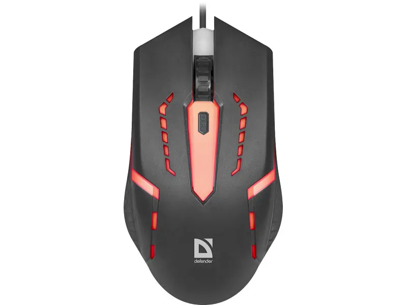 Миша Defender Hit MB-601 USB Black (52601) - фото 3