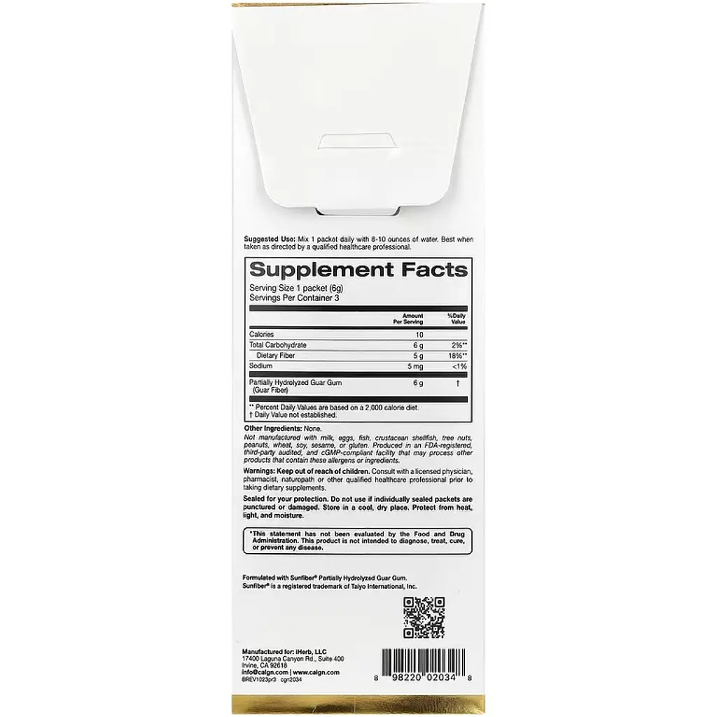 Пребіотична клітковина California Gold Nutrition Prebiotic Fiber Unflavored 3 шт.  - фото 2