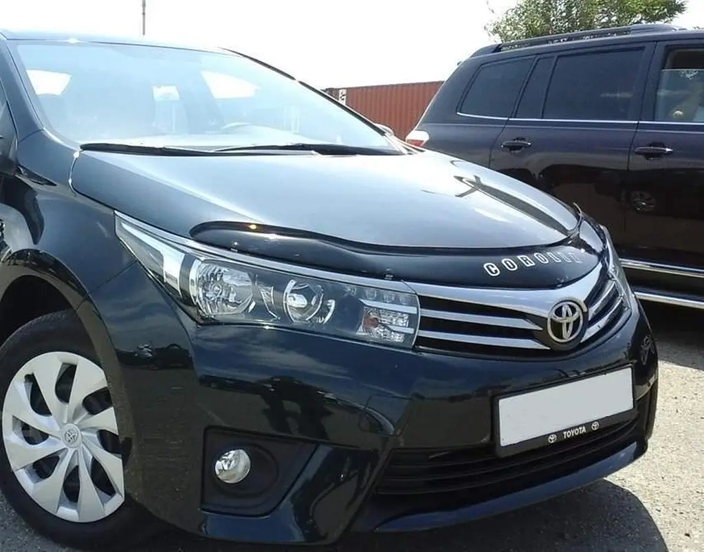 Дефлектор капоту мухобійка для Toyota Corolla 2013-2019 (Vip Tuning) TYA75 - фото 2