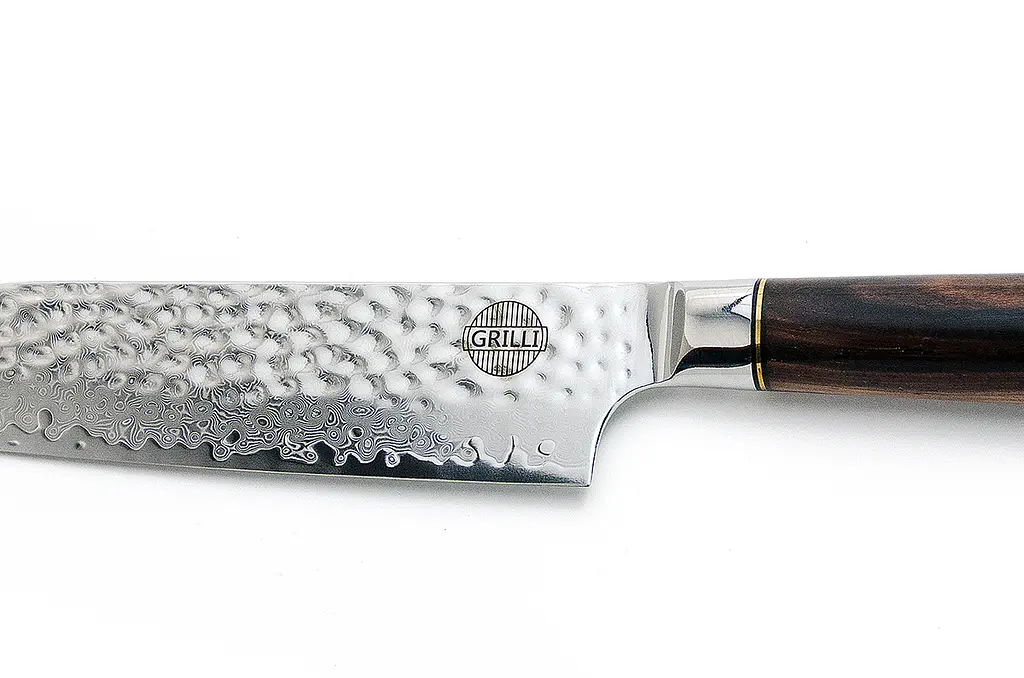 Профессиональный нож из дамасской стали Santoku 18 см GRILLI (88871) - фото 5