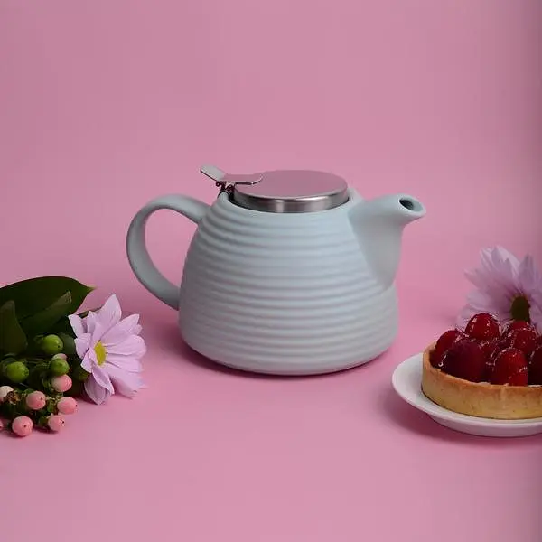 Заварник Limited Edition Rose, колір матово-блакитний, 700 мл (6556187) - фото 3