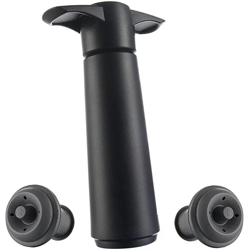 Набор для хранения вина Vacu Vin Original Wine Saver Black 3 предмета (Q5128) - фото 2