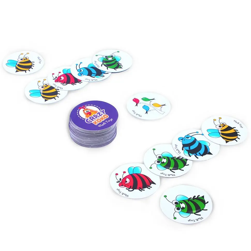 Детская настольная игра "Безумные пчелы" Vladi Toys VT8077-06, 54 фишки, правила игры - фото 3