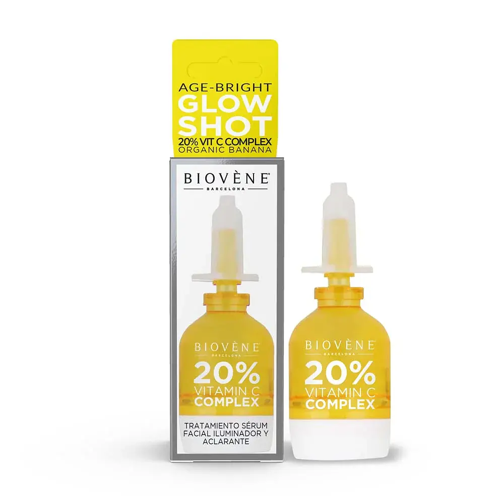 Сыворотка для лица Biovene Glow Shot Age-Bright 20% VIT C+ Organic Banana Facial Serum Treatment 10 мл - фото 2