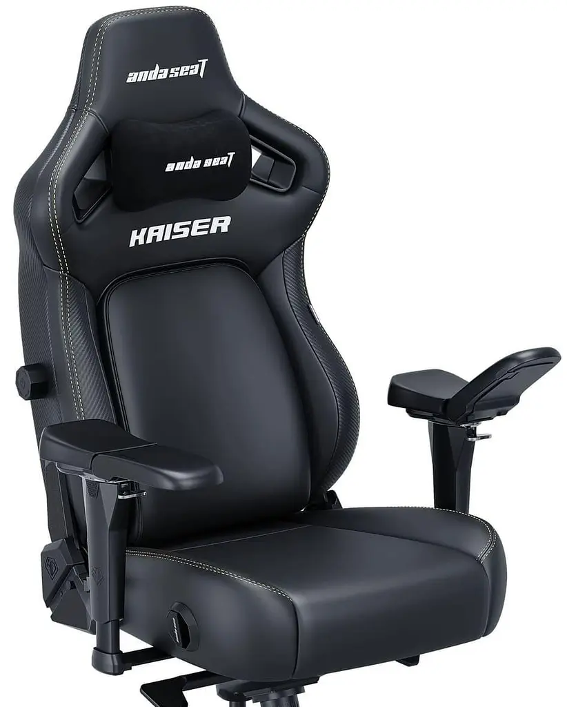 Ігрове крісло Anda Seat Kaiser 4 Size XL Black Premium PVC (AD12YDDC-XLL-20-B-PV/C) - фото 2