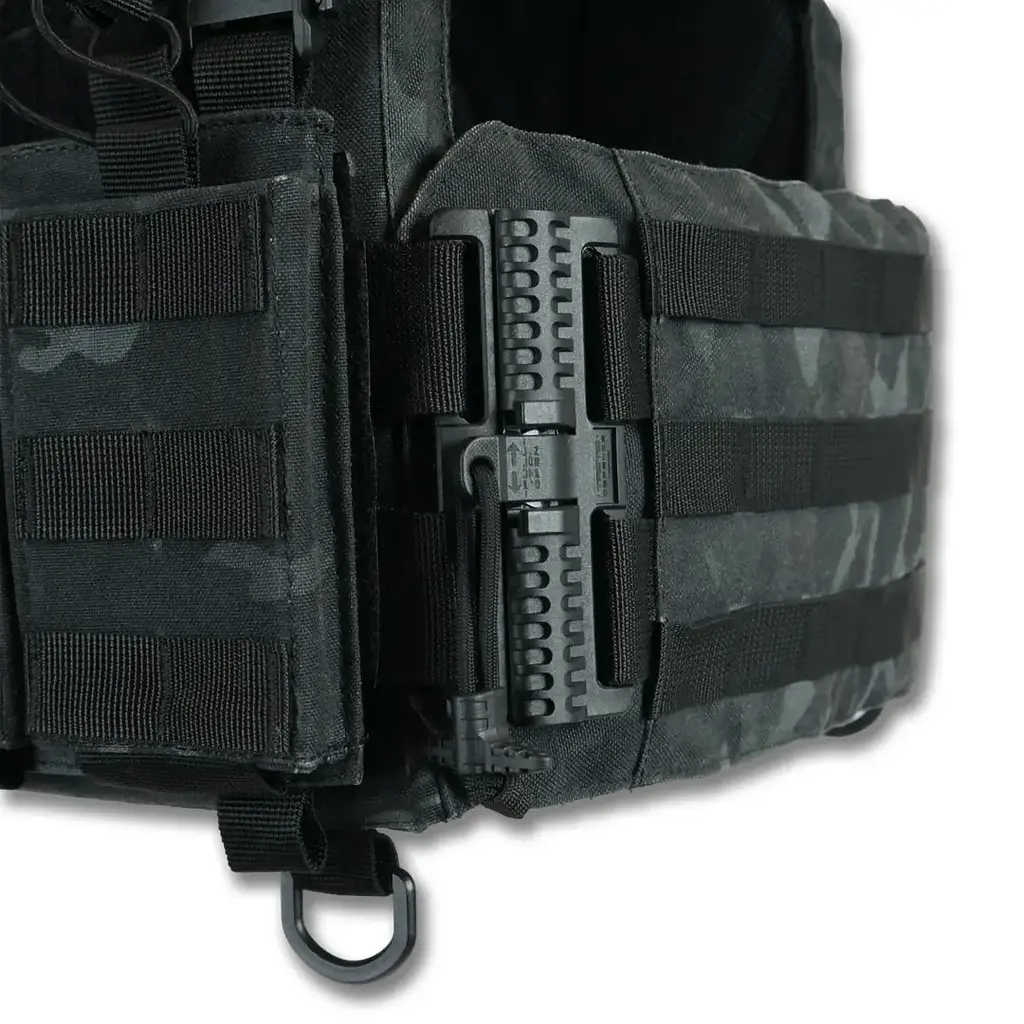 Плитоноска Kiborg GU gen.2 + 3 підсумки Black Multicam (1000-k77003) - фото 10