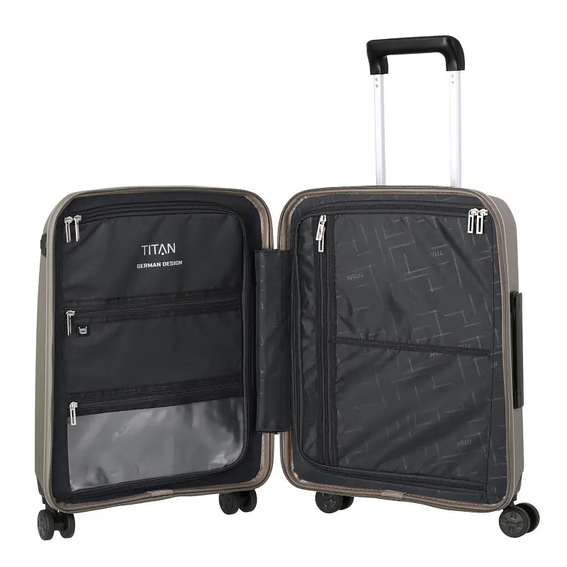Валіза Titan Xenon 19 на 4 колесах S з USB Champagne (Ti849406-40) - фото 5