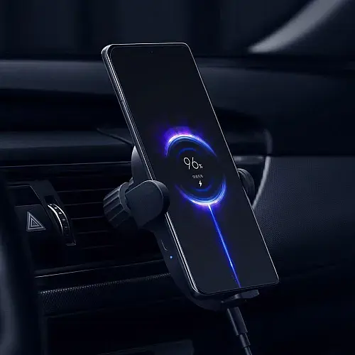 Автодержатель XiaomiXiaomi 30W Wireless Car Charger W03ZM BHR7063CN Black - фото 5