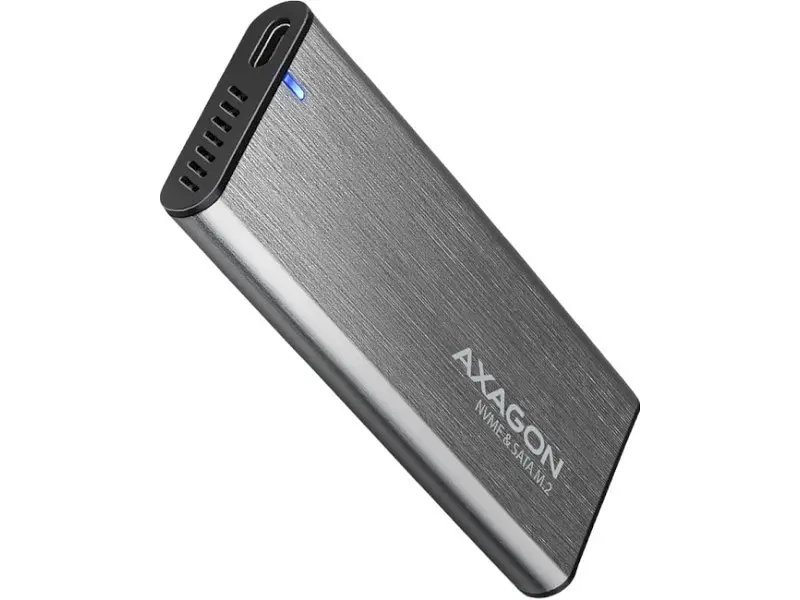 Кишеня для накопичувача AXAGON SuperSpeed+ Raw Box Gray (EEM2-SG2)