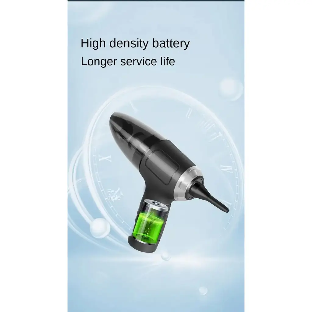 Бездротовий пилосос Grikey F3 портативний 2 в 1 два режими вдув/видув 120W Чорний (GK591) - фото 5