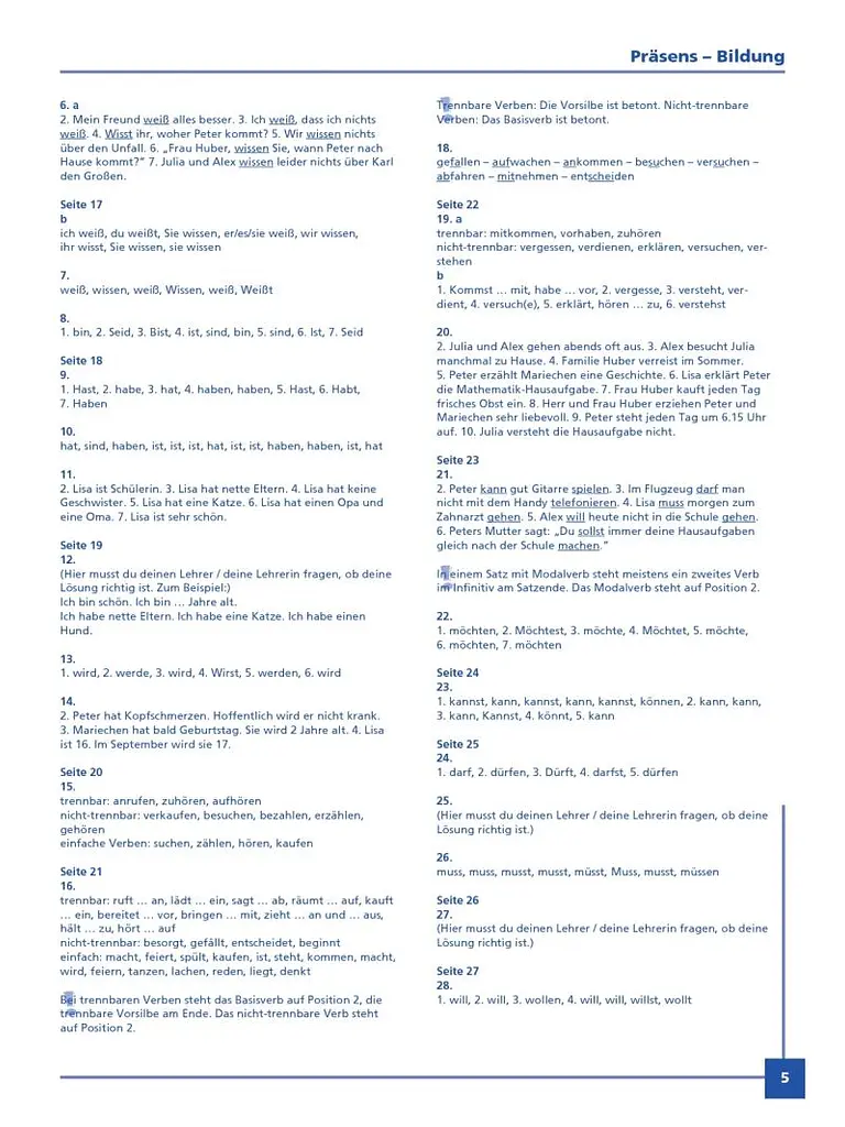 Und jetzt ihr! Lösungsschlüssel Basisgrammatik für Jugendliche - фото 3