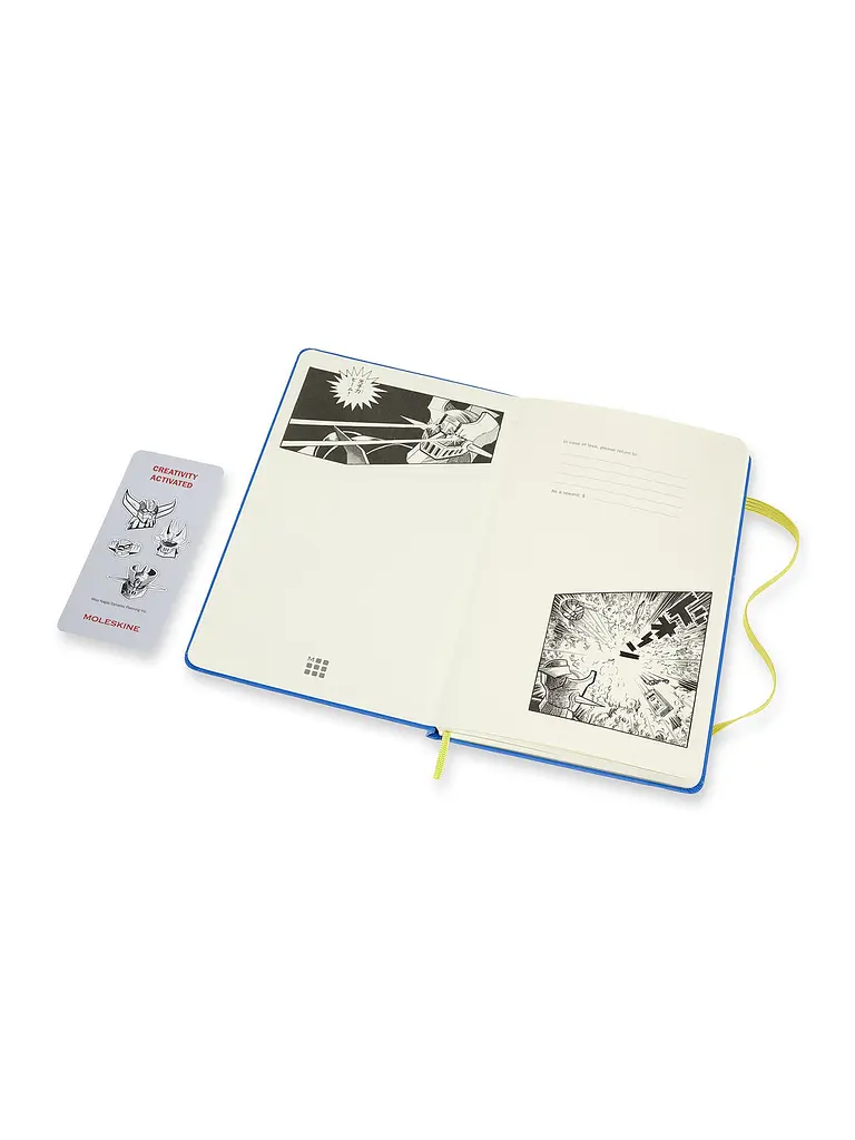 Записник Moleskine Go Nagai Super Robot середній, Лінійка Синій (LEGNQP060A) - фото 3