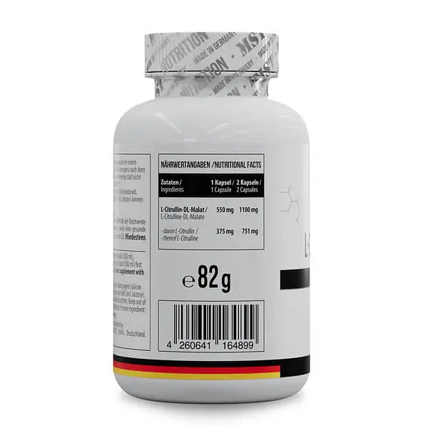 Цитрулін L-Citrulline 120 капсул MST Nutrition vit0004706 - фото 2