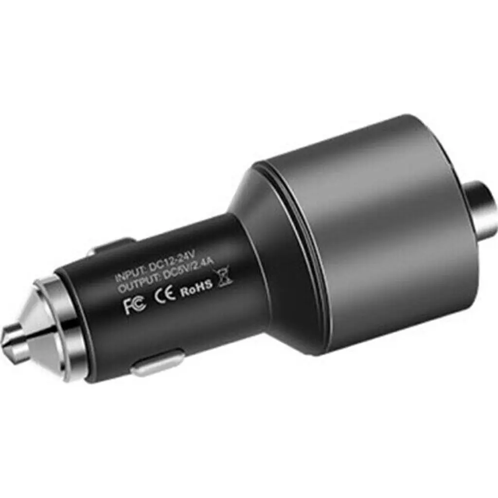 FM-трансмітер Hoco E19 Smart Metal Grey [116005] - фото 4