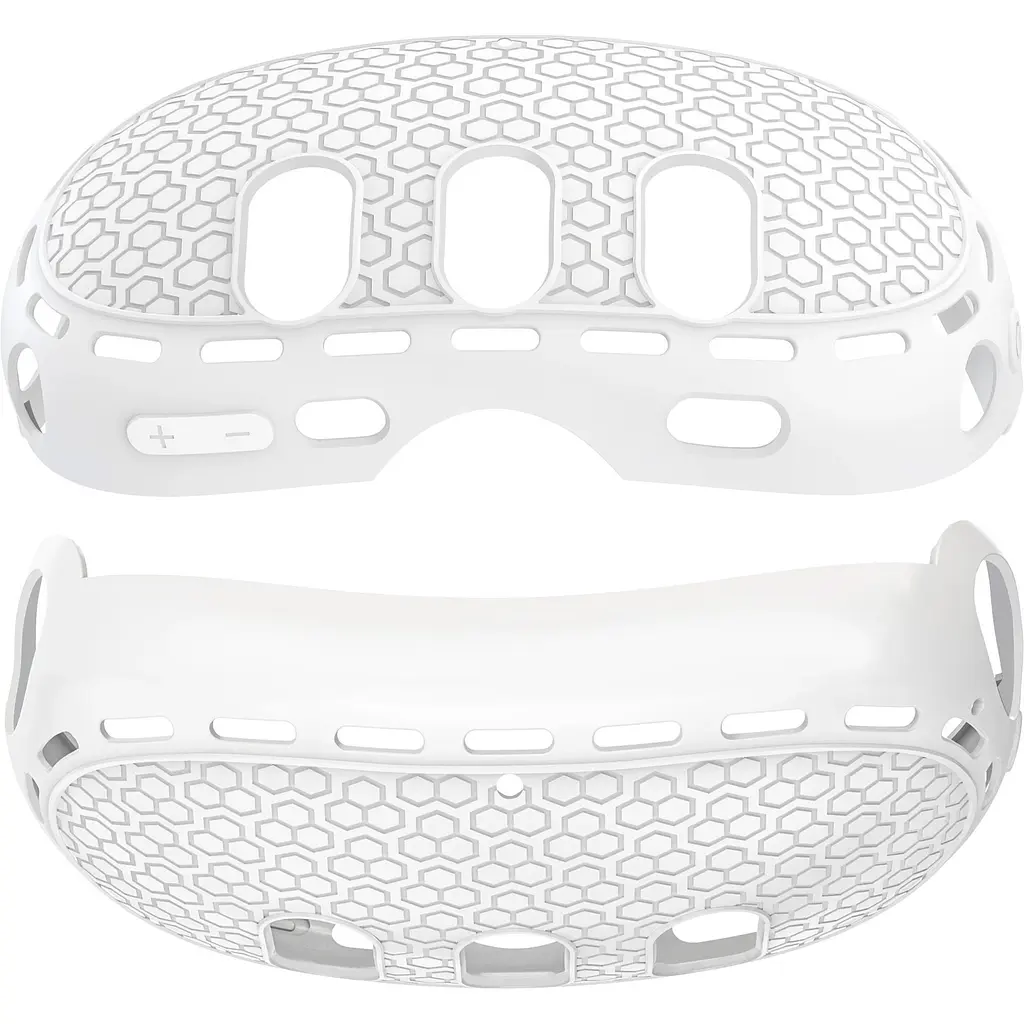 Чохол для VR-окулярів GINWDAY Silicone VR Shell Protective для Meta Quest 3 White [139305] - фото 2