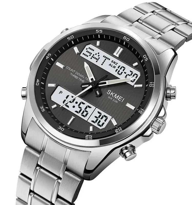 Наручний годинник чоловічий Skmei 2049 Silver White, 2049SIWT (18420) - фото 2