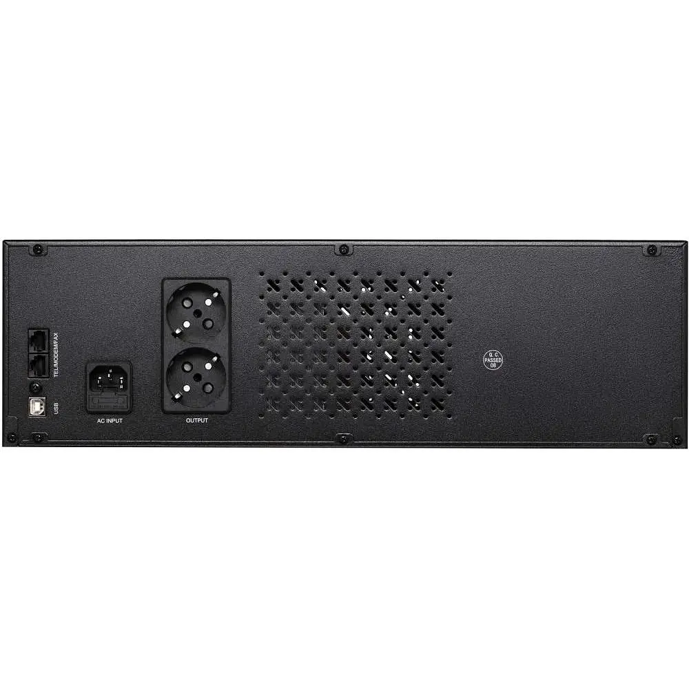 Источник бесперебойного питания 2E RE1500, 1500VA/900W, RM 3U, LCD, USB, 3xSchuko - фото 3