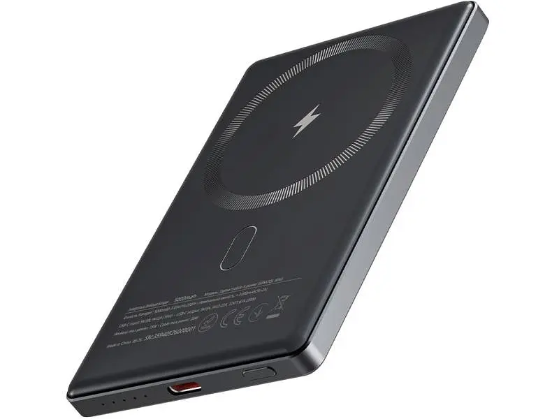 Зовнішній акумулятор (Power Bank) Sigma mobile X-power SI05A7QL-MAG 5000mAh 20W Grey - фото 4