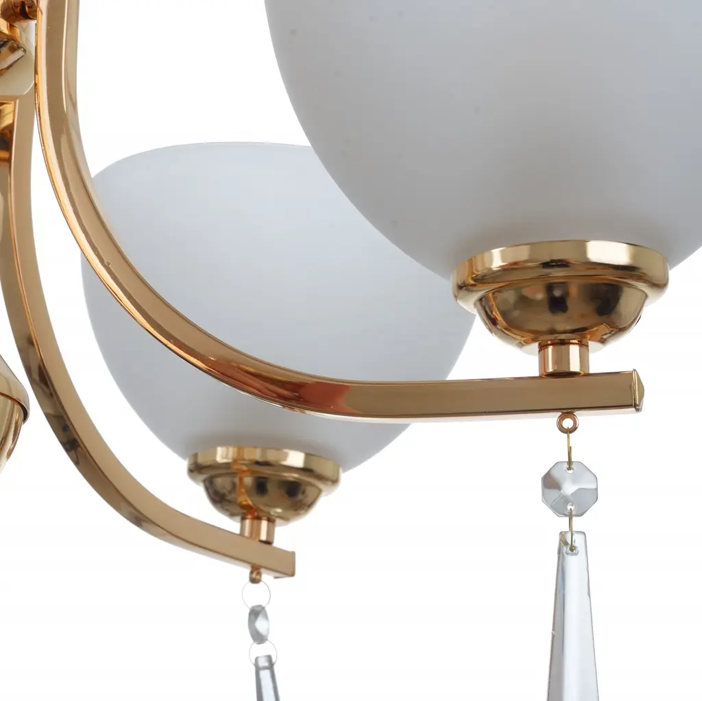 Люстра подвесная Brille для гостиной E27 60W G (LK-667S/5) - фото 4