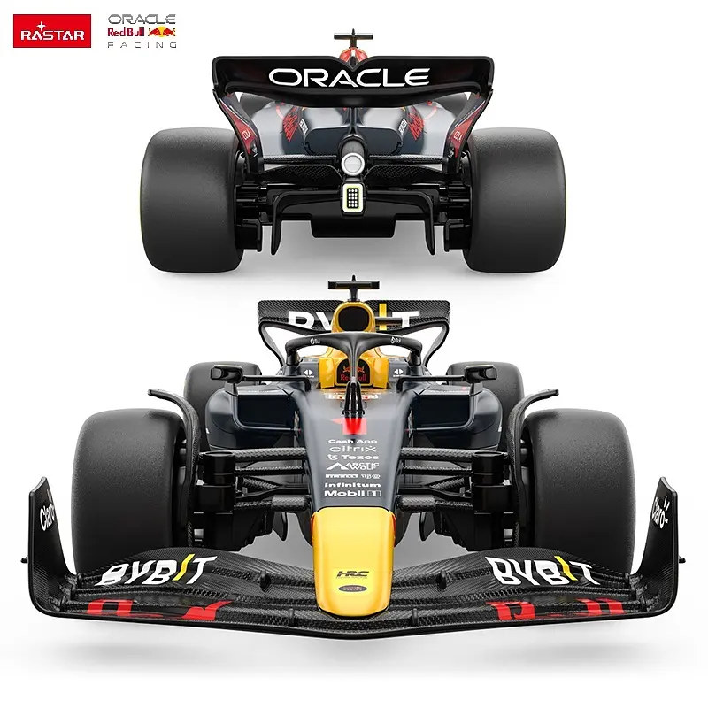 Машинка конструктор на управлении Oracle Red Bull Racing RB19 темно-синий RASTAR 1:16 - фото 3