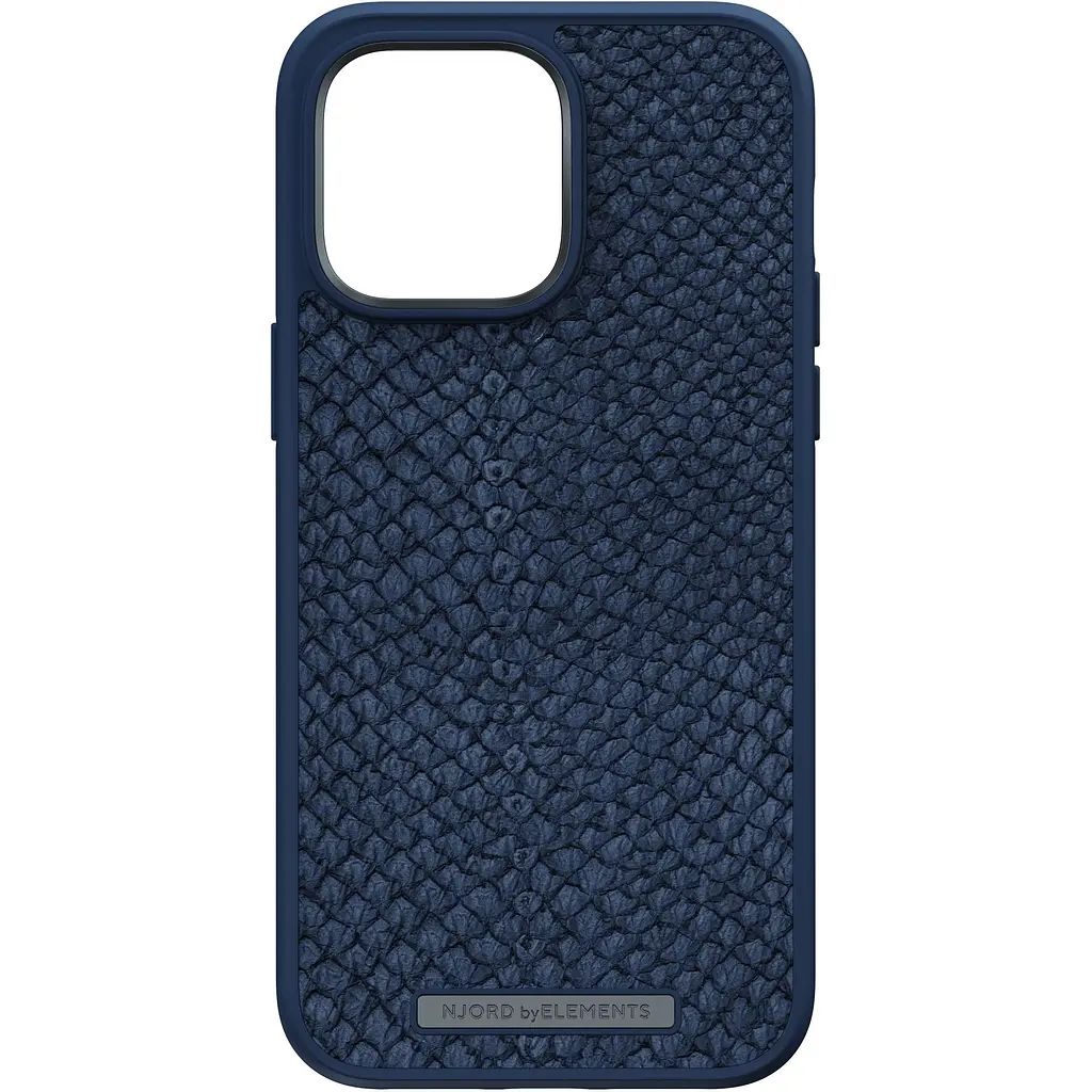 Чехол-накладка Njord Salmon Leather MagSafe Case Blue для iPhone 14 Pro Max (NA44SL01) - фото 2
