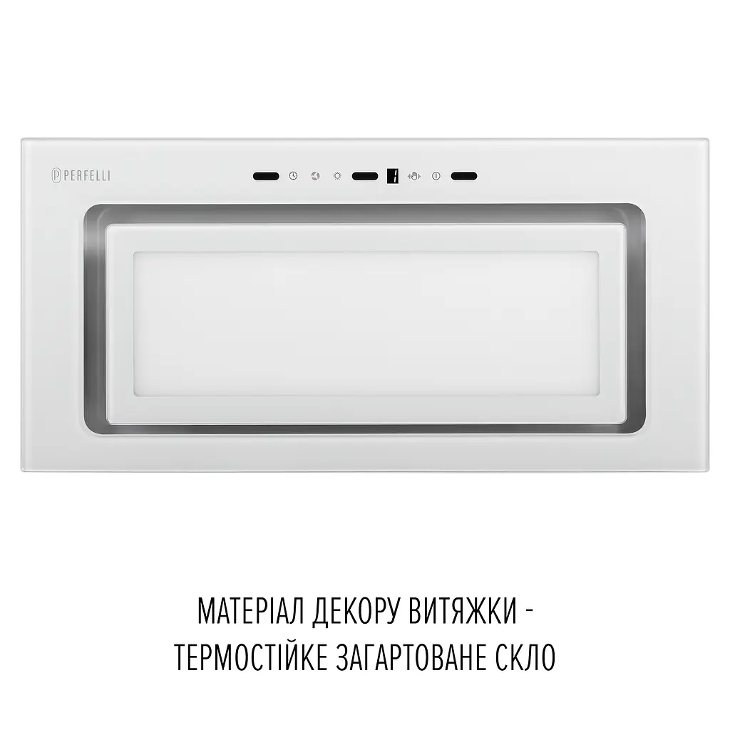 Витяжка повновбудована PERFELLI DESIGN VISION 6 BIANCO SILENZIO - фото 2
