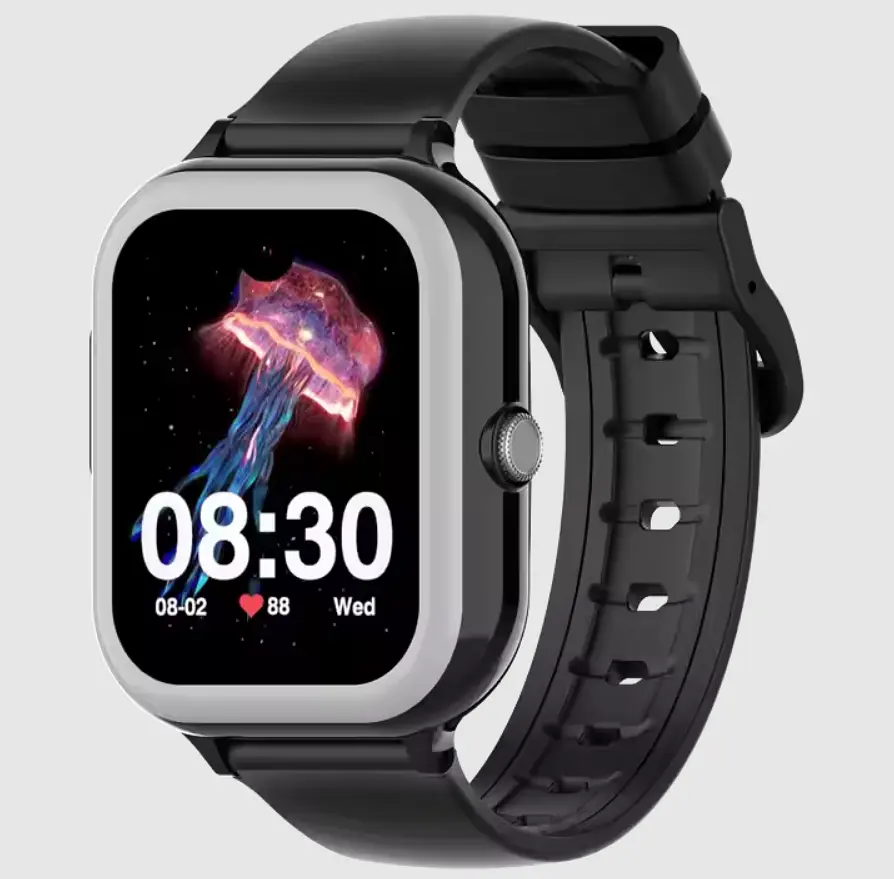 Смарт часы-телефон детские Wonlex KT31 4G с камерой WI-FI GPS SIM-картой Black (16995) - фото 5