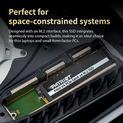 Накопитель SSD M.2 2280 1TB P400 Patriot (P400VP1TBM28H) - фото 6