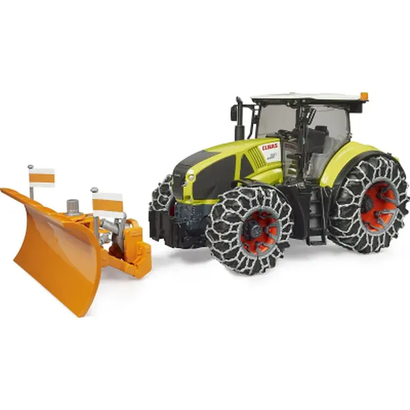 Масштабна модель автомобіля Bruder трактор Claas Axion 950 для прибирання снігу (03018) - фото 4