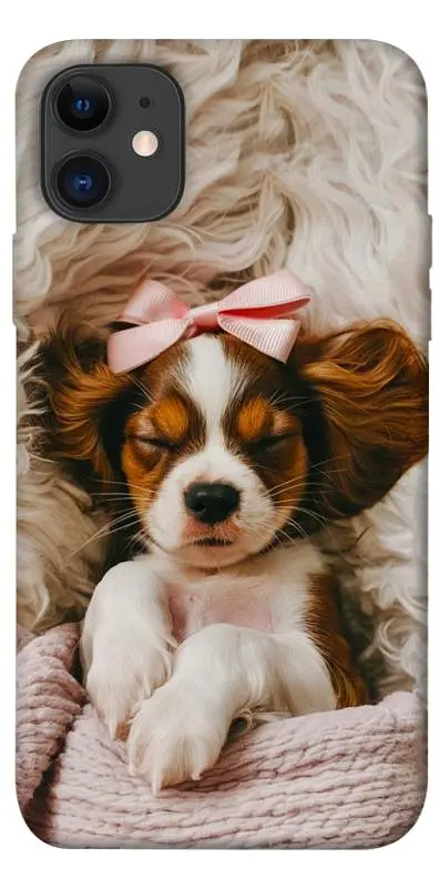 TPU чохол Demsky Sleepy spaniel для Apple iPhone 11 (6.1")