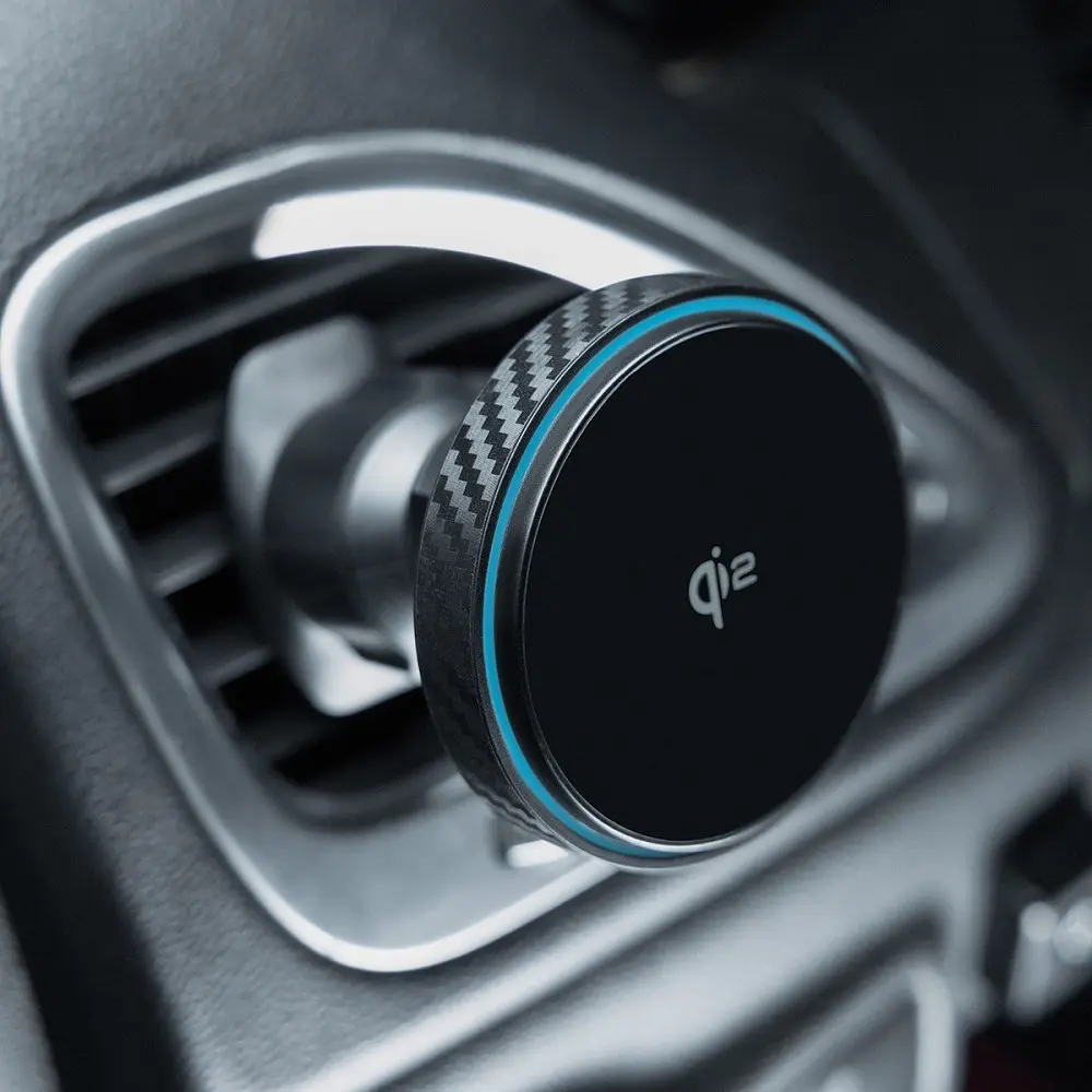 Автомобільний тримач з Бездротовим ЗП Proove Graphite Circle Qi2 15W - фото 5