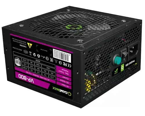 Блок живлення 800 Вт, VP-800, Black, 80+ Bronze GameMax teh0028996