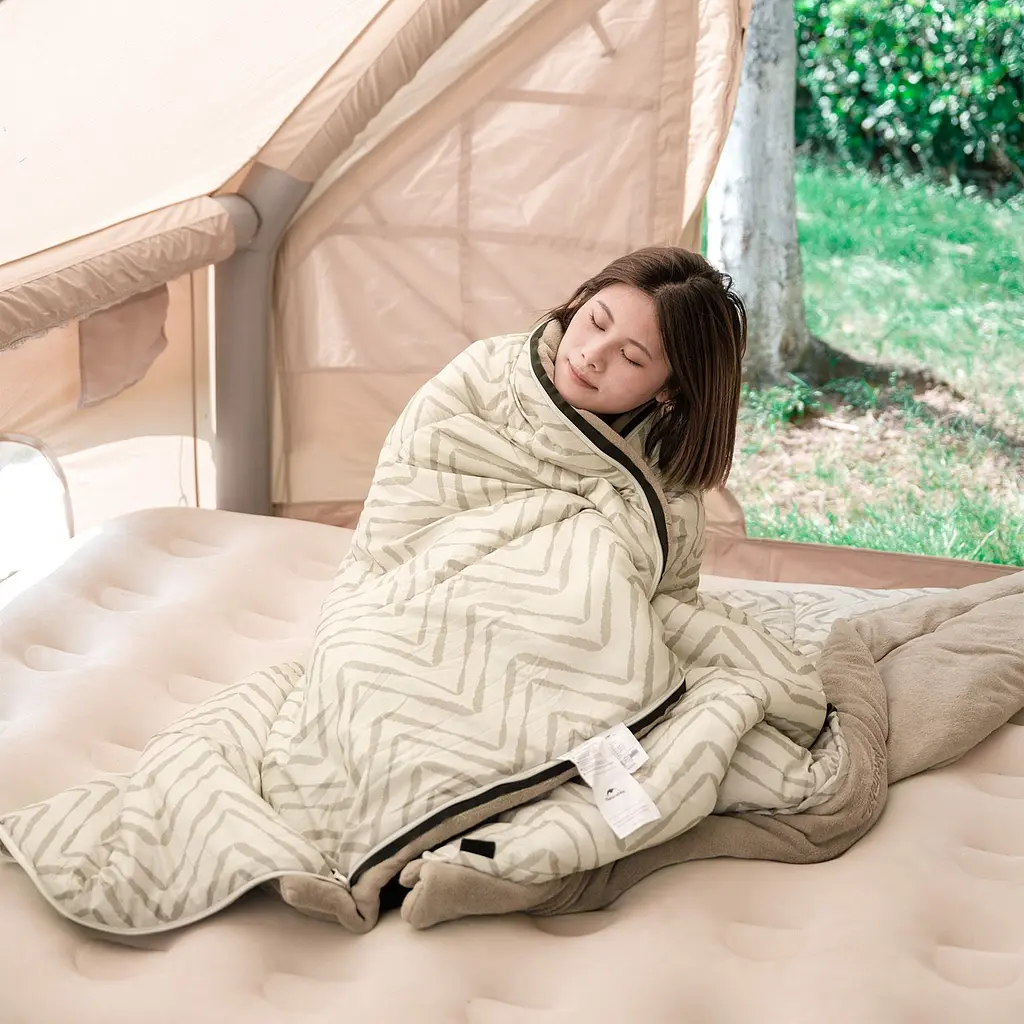 Спальный мешок Naturehike DP200 CNK2300SD012 бежевый - фото 4