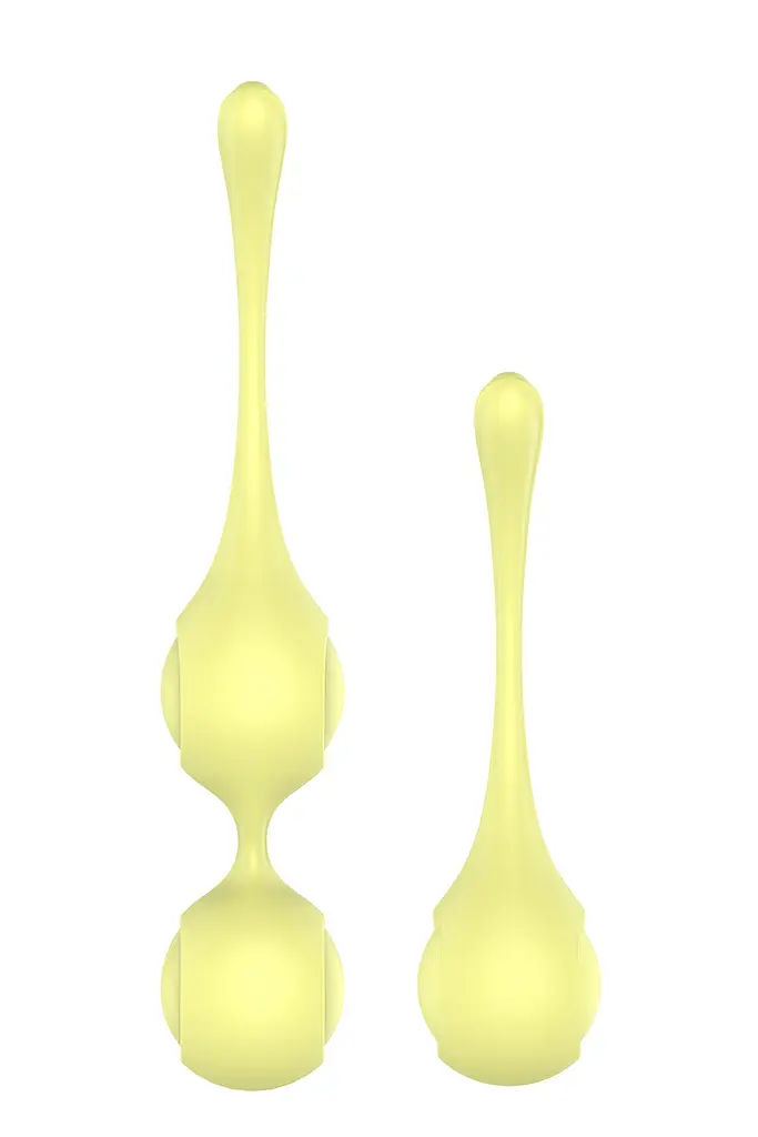 Вагінальні кульки Dream Toys The Candy Shop Lemon Squeeze 17.8 см жовті - фото 3