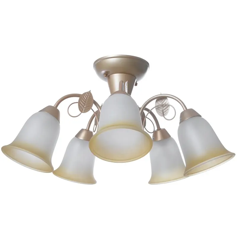 Люстра потолочная Brille флористика E27 60W G (LK-528C/5) - фото 3