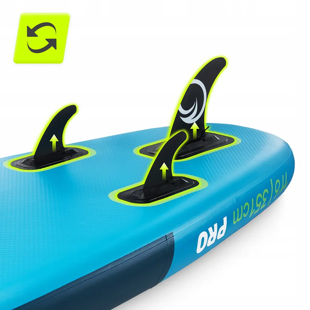 Надувна SUP дошка TSUNAMI PRO 350 см з веслом T15 (P-5905973405638) - фото 12