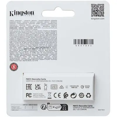 USB флеш накопичувач Kingston 64GB DataTraveler Exodia S Black USB 3.2 (DTXS/64GB) - фото 4