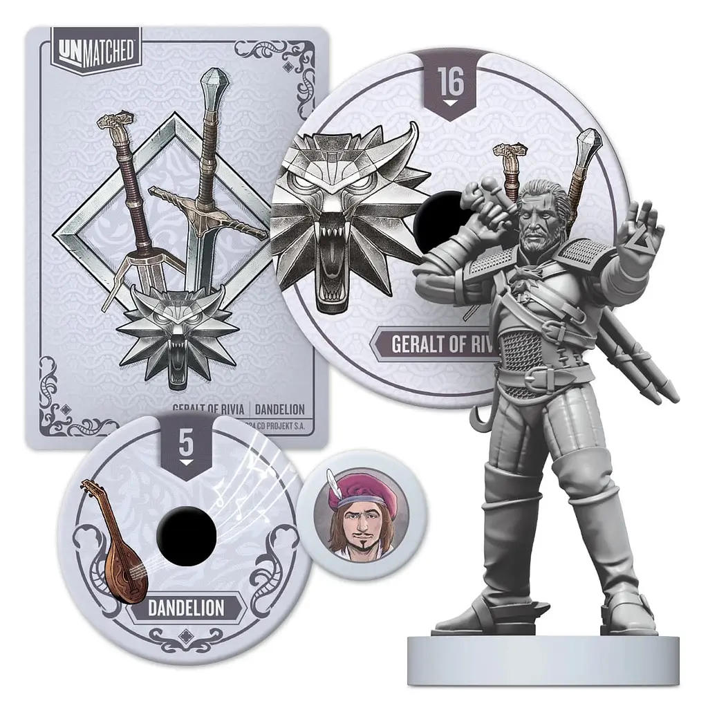 Настільна гра Geekach Games Unmatched: The Witcher - Колекційний набір (Unmatched Witcher Bundle) (укр.) + унікальне промо! (GKCH0243) - фото 5