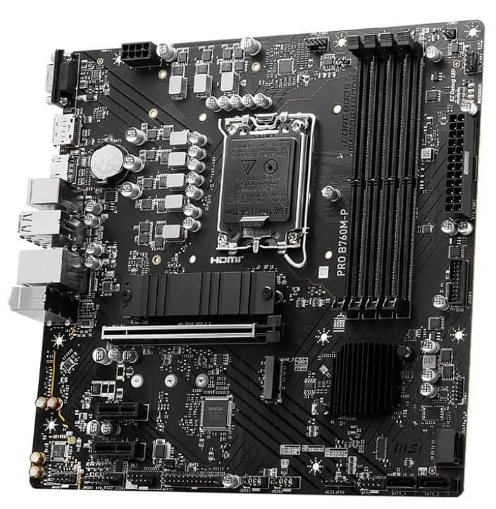 Материнська плата MSI Pro B760M-P (PRO B760M-P) (Socket 1700, Intel B760, Micro-ATX) Б/в - фото 2