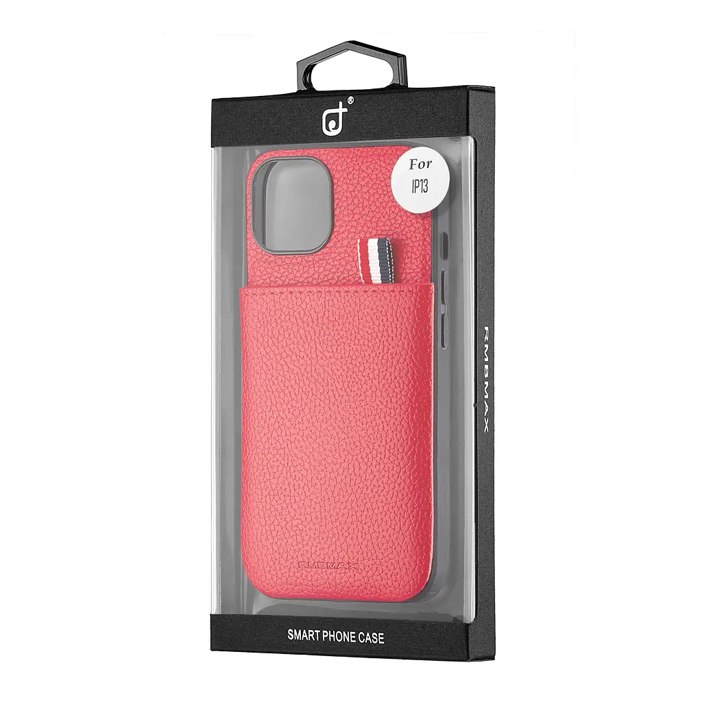 Чохол Jinduka Leather Pocket iPhone 13 Red - фото 2