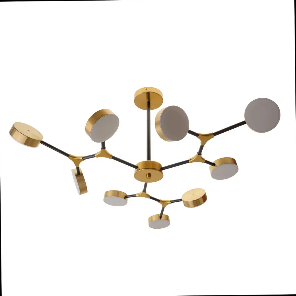 Люстра Brille светодиодная 63W WW+NW+CW BZ (BL-784S/9) - фото 3