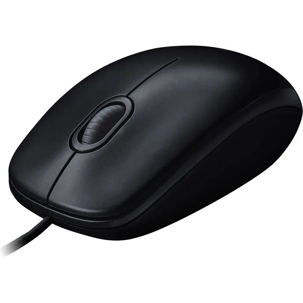 Миша Logitech M100 Full-Size Corded Mouse USB black (910-006652) - фото 3