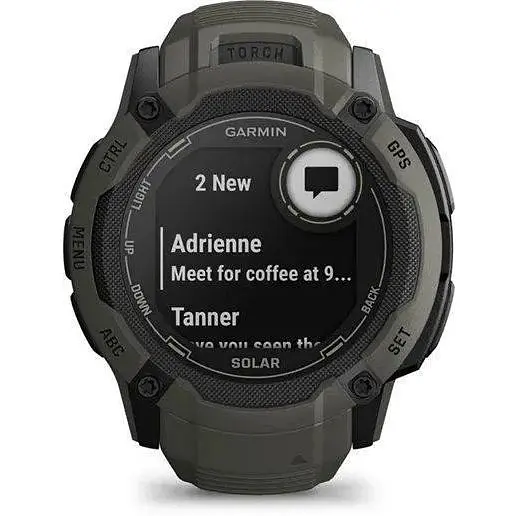 Смарт-годинник Garmin Instinct 2X Solar Moss (010-02805-15/05) - фото 7