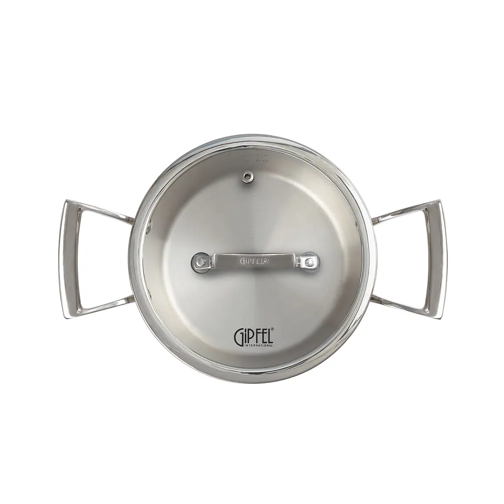 Каструля Gipfel Genesis GP-1253 18 см 2.2 л срібляста - фото 2